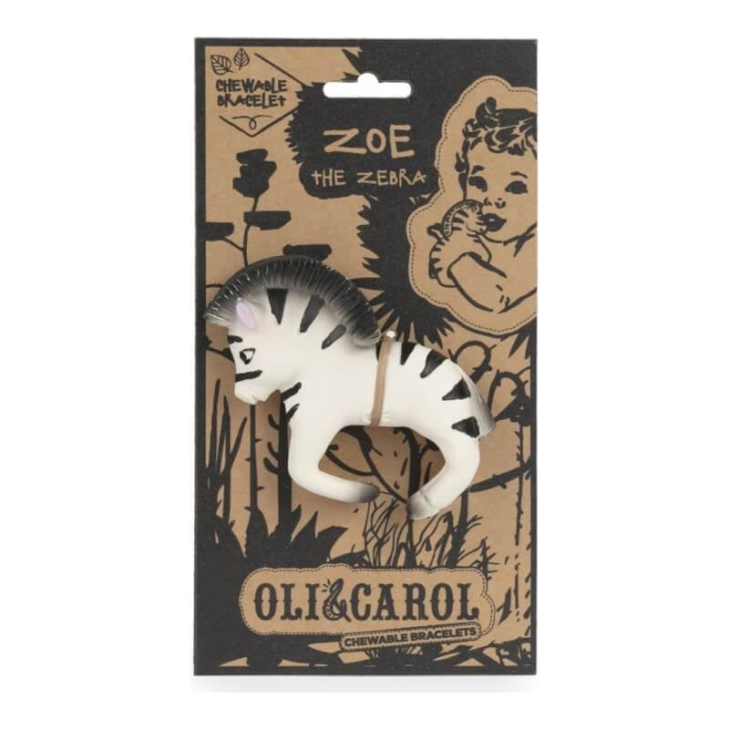 Oli&Carol Chewable Bracelet - Zoe the Zebra