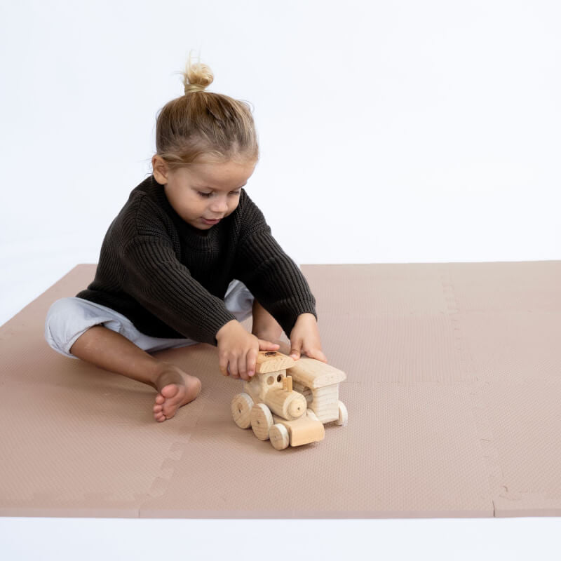 Toddlekind Classic Foam Play Mats 131x131cm - Blush