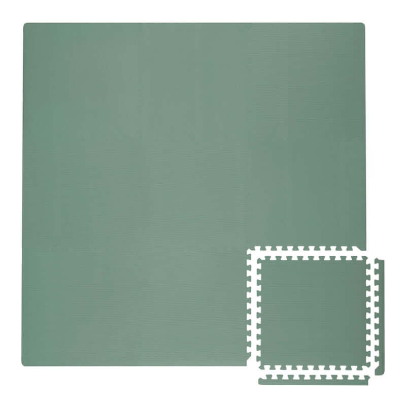 Toddlekind Classic Foam Play Mats 131x131cm - Moss Toddlekind