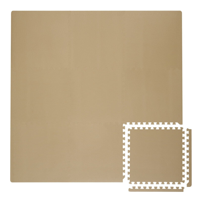 Toddlekind Classic Foam Play Mats 131x131cm - Sandstone Toddlekind