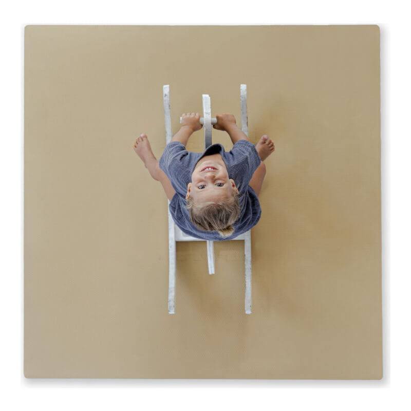 Toddlekind Classic Foam Play Mats 131x131cm - Sandstone Toddlekind