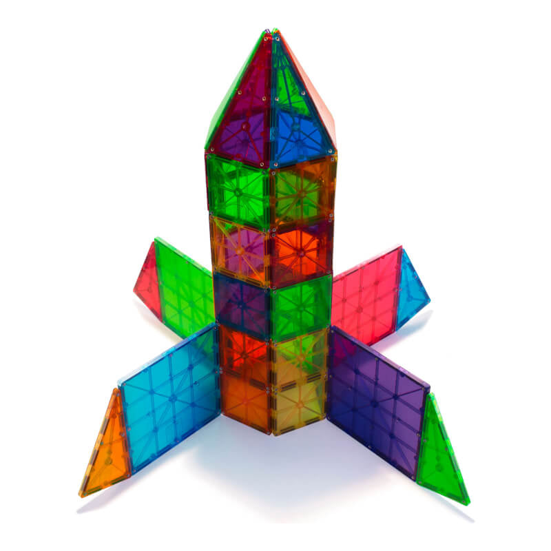 Magna-Tiles Clear Colors 100-Piece Set