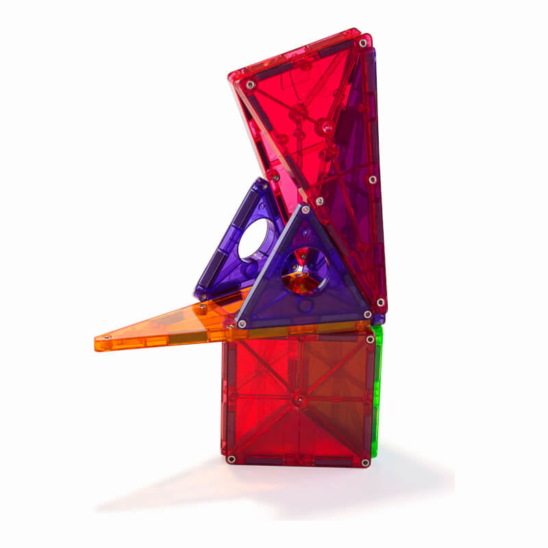 Magna-Tiles Clear Colors 48-Piece Deluxe Set