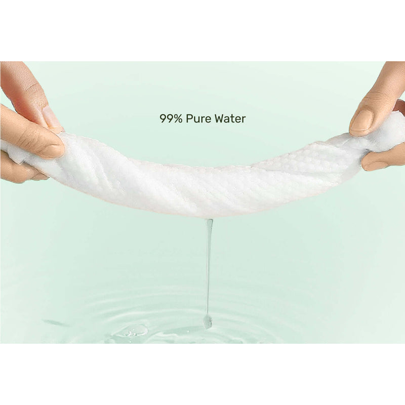 Parasol Clear+Pure Natural Baby Wipes Bag 60pcs x10pack (BOX) Parasol
