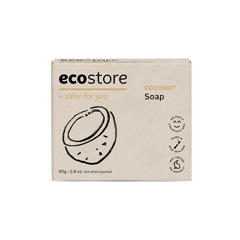 Ecostore Coconut Boxed Soap 80g