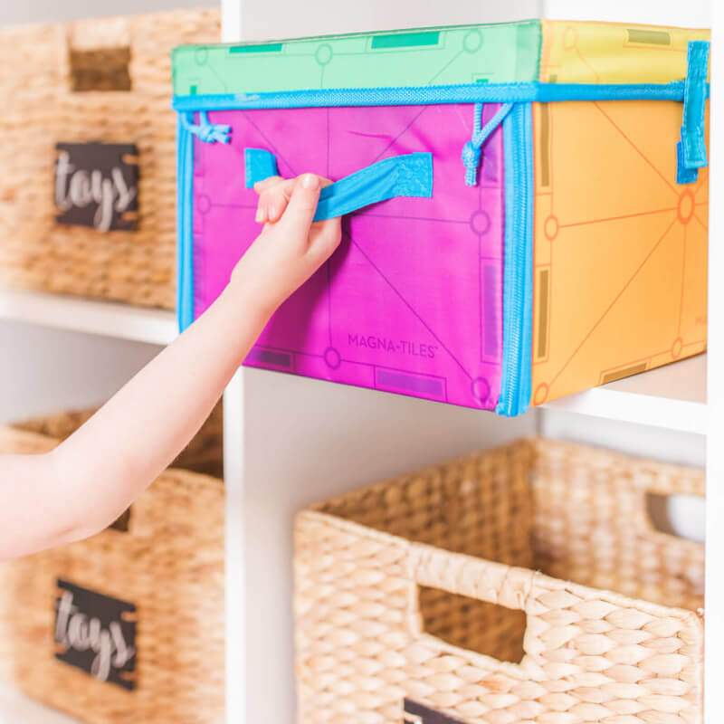 Magna-Tiles Collapsible Storage Bin & Playmat