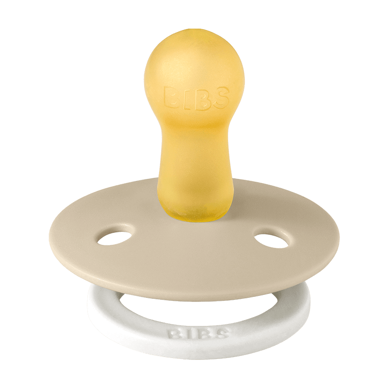 BIBS Colour Round Latex Glow Pacifier
