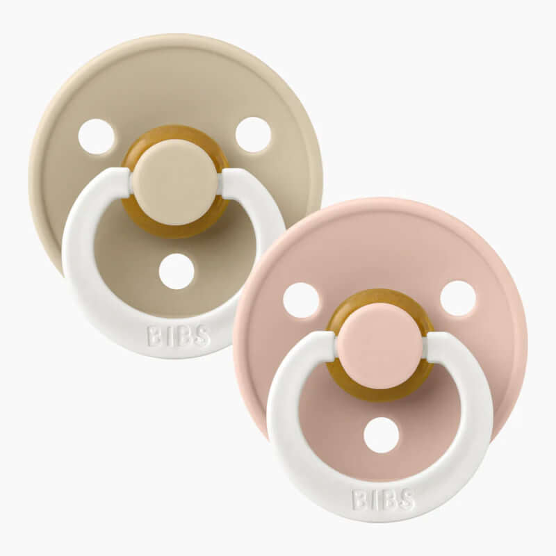 BIBS Colour Round Latex Glow Pacifier