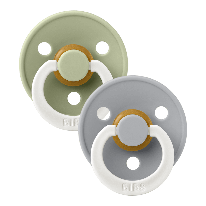 BIBS Colour Round Latex Glow Pacifier