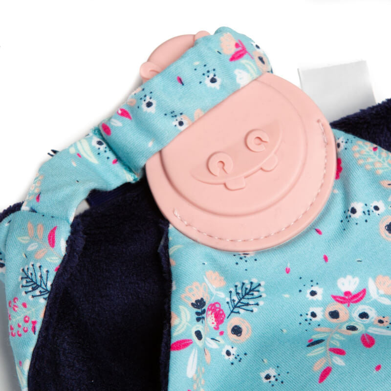 Cheeky Chompers Comfortchew Baby Comforter with Teether - Botanical Bloom