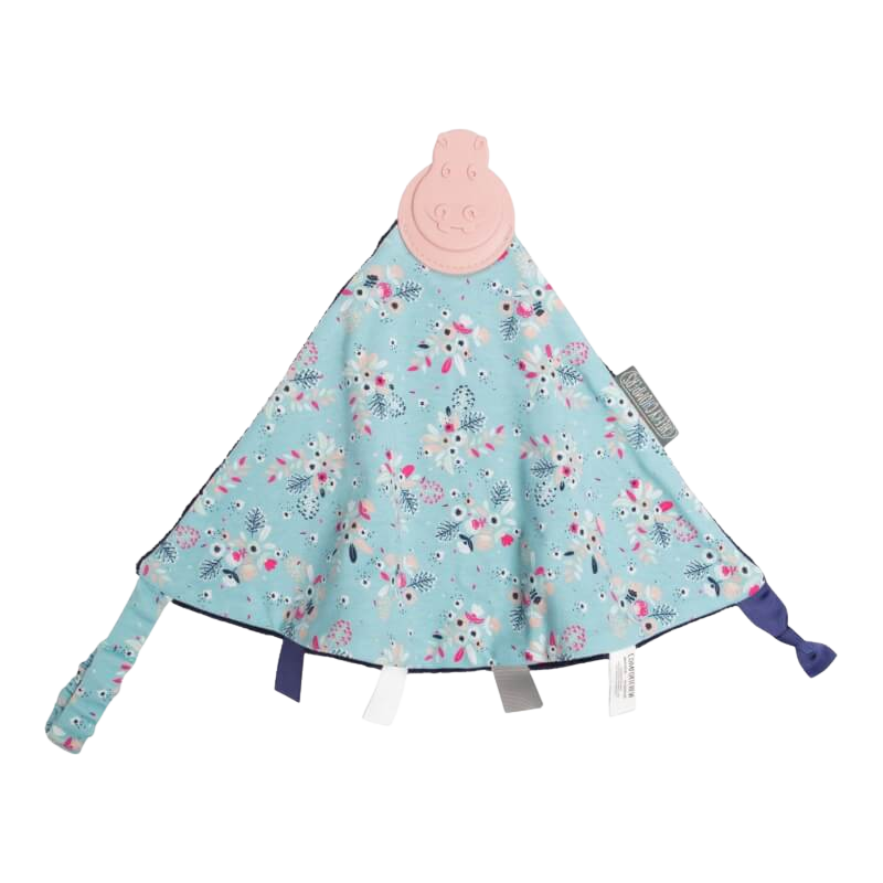 Cheeky Chompers Comfortchew Baby Comforter with Teether - Botanical Bloom