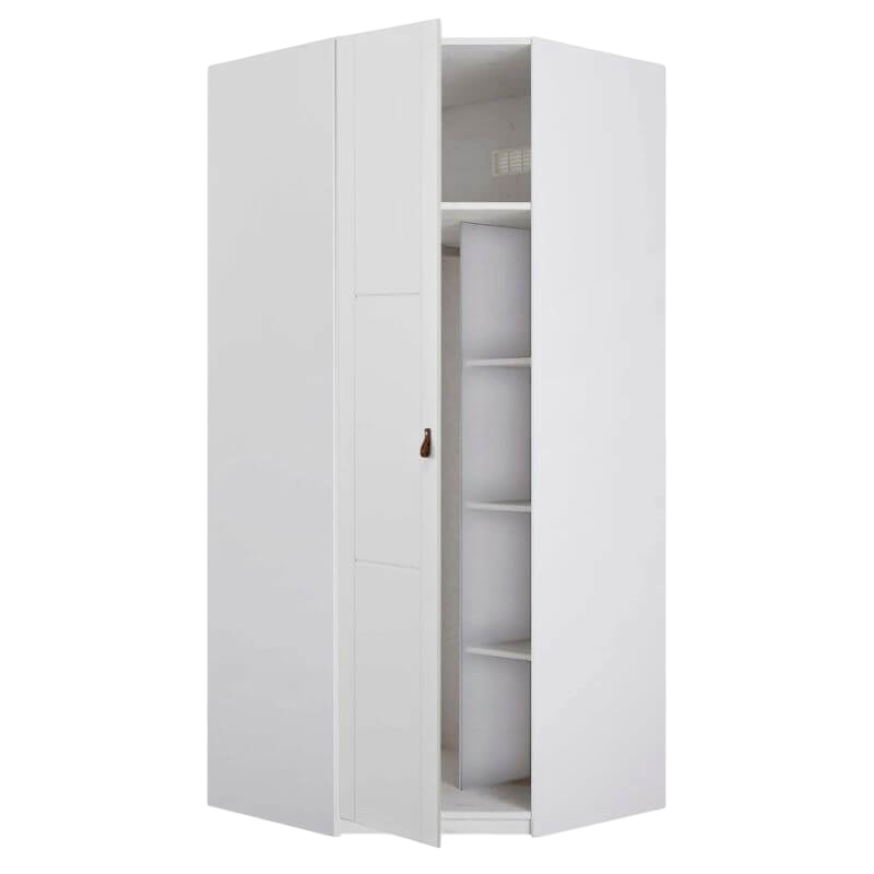 LIFETIME Kidsrooms Corner Wardrobe with Clothes Rail & Shelves