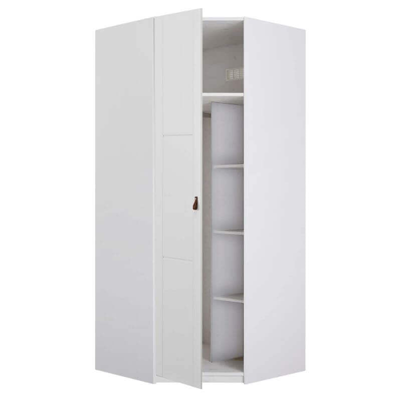 LIFETIME Kidsrooms Corner Wardrobe with Clothes Rail & Shelves