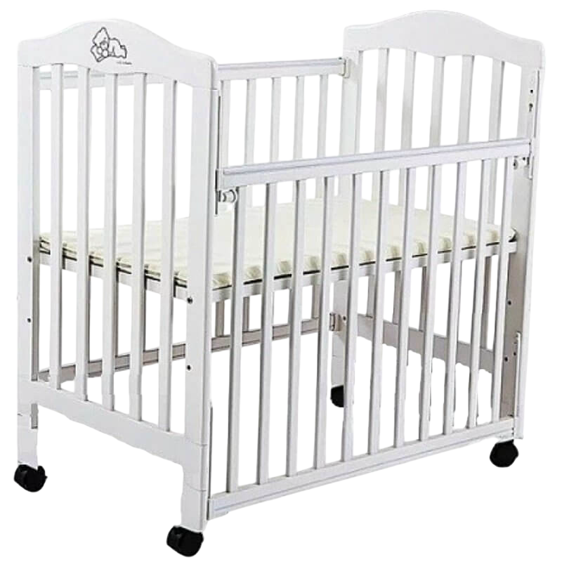 LA Baby 2200S Baby Cot - White