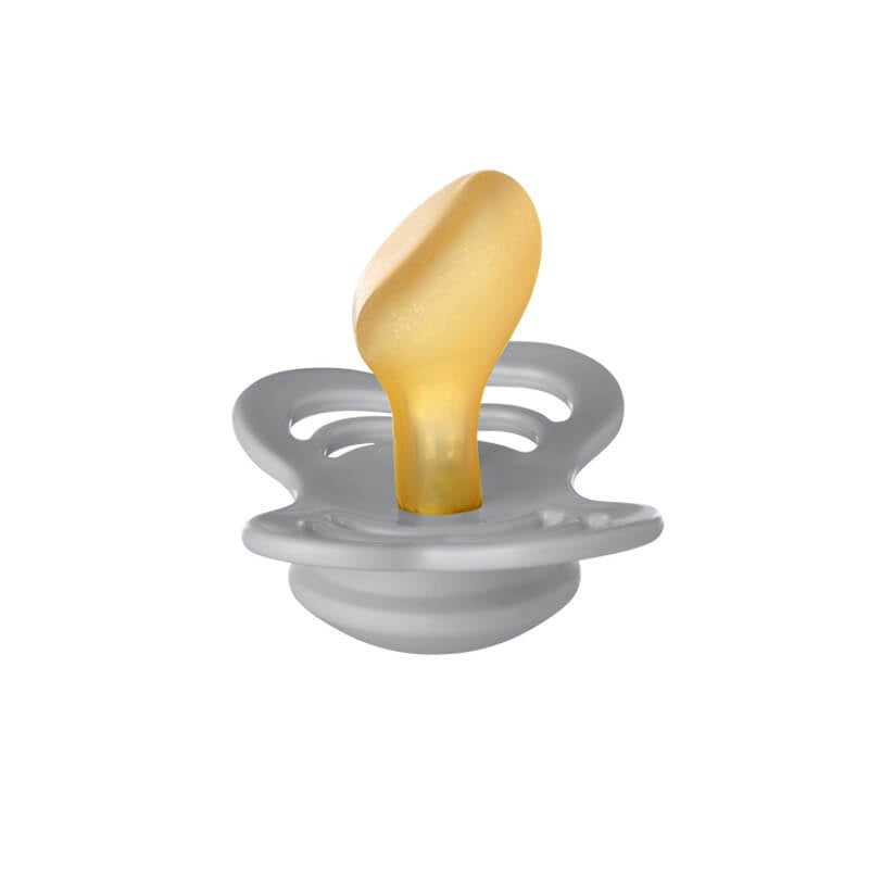 BIBS Couture Anatomical Latex Pacifier - Cloud/Steel Blue