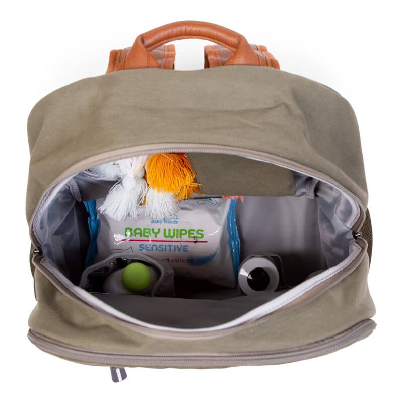 Childhome Daddy Bag Backpack - Canvas Khaki