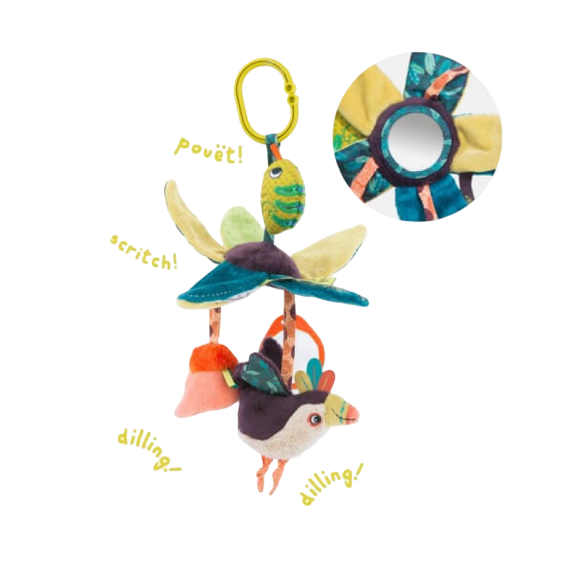 Moulin Roty Dans La Jungle Hanging Activity Leaves 34cm