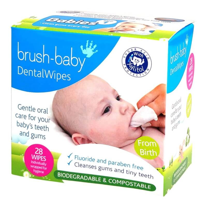 Brushbaby Dentalwipes Pack 28pcs Brushbaby
