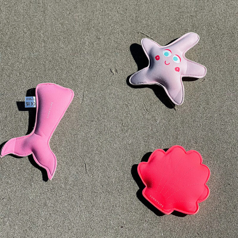 SUNNYLiFE Dive Buddies - Melody the Mermaid Neon Strawberry