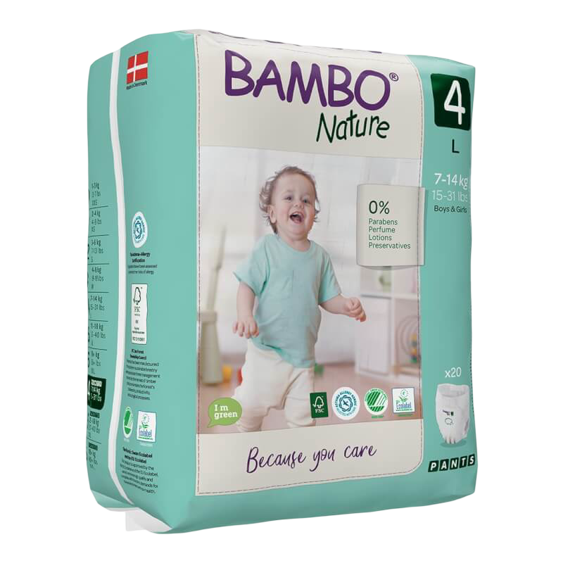 Bambo Nature Eco Training Pants - Size 4