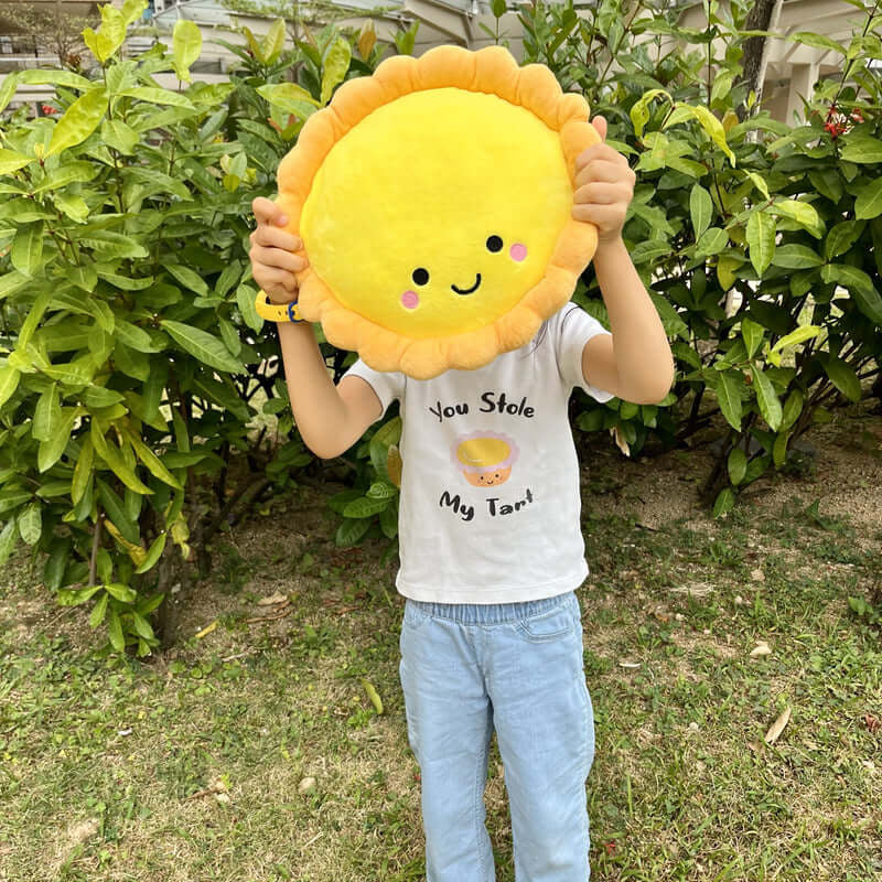 The Wee Bean Egg Tart Plushie Snuggle Buddy