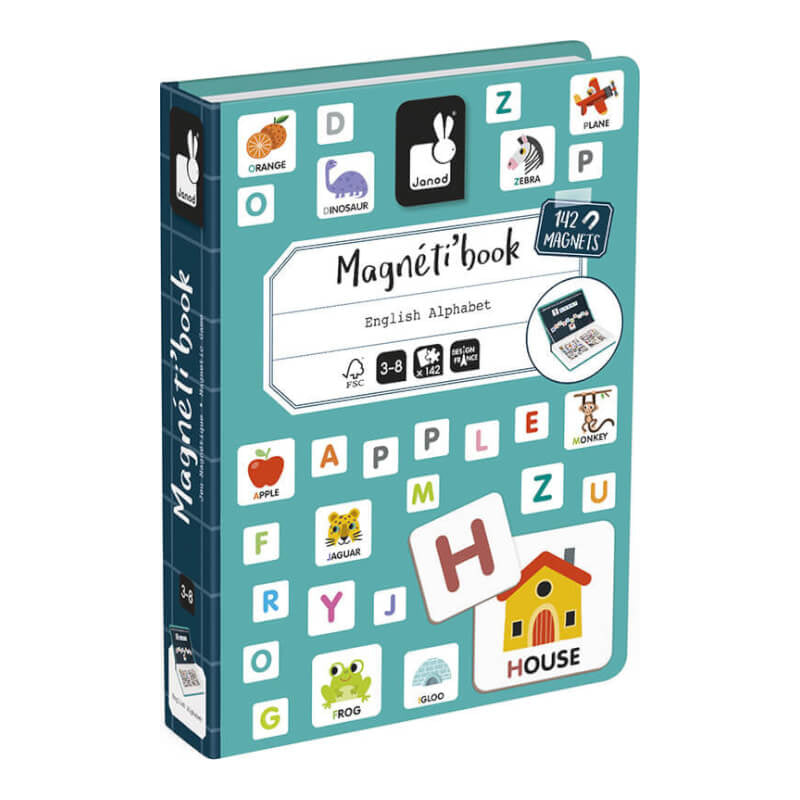 Janod English Alphabet Magnetibook