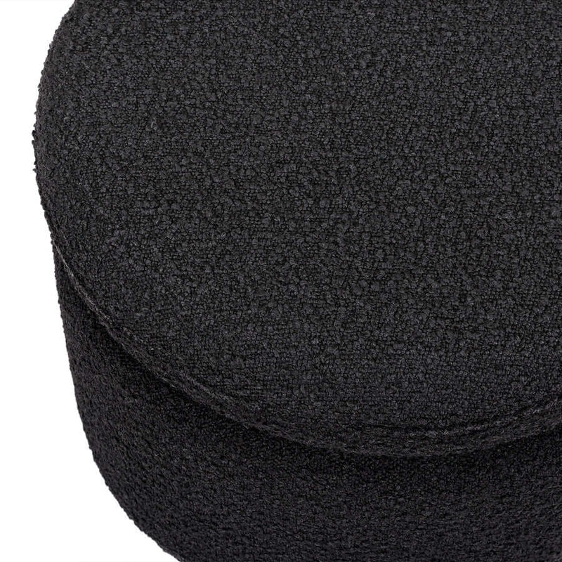 Babyletto Enoki Storage Ottoman - Black Boucle Babyletto