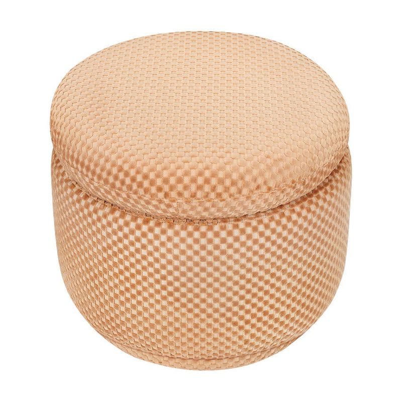 Babyletto Enoki Storage Ottoman - Canyon Velvet Checker