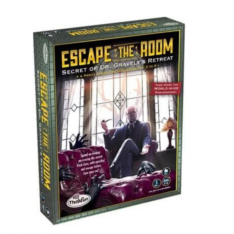 ThinkFun Escape The Room: Secret of Dr Gravelys Retreat