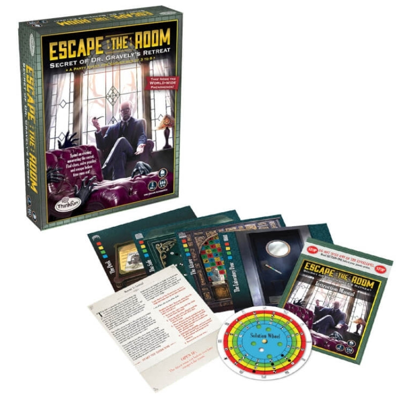 ThinkFun Escape The Room: Secret of Dr Gravelys Retreat