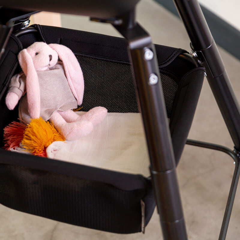 Childhome Evolu Basket Sandwich Mesh - Black