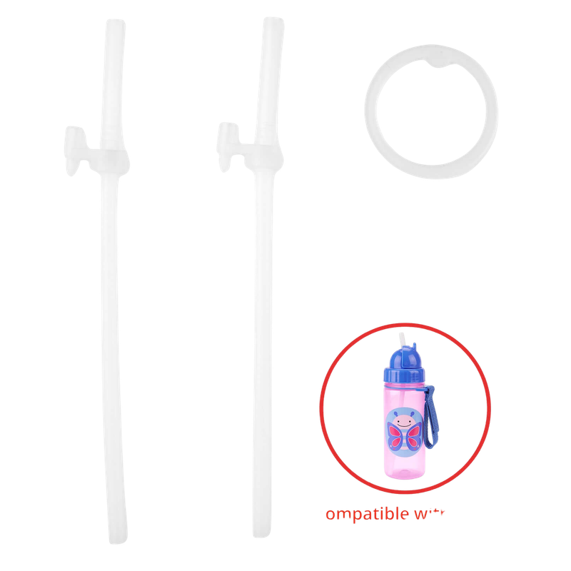 Skip Hop Extra Straws for ZOO PP Straw Bottle 390ml (2-Pack)