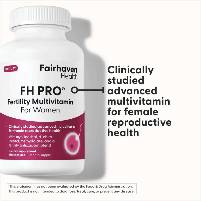 Fairhaven Health FH Pro® for Women Fertility Multivitamin 180 Capsules