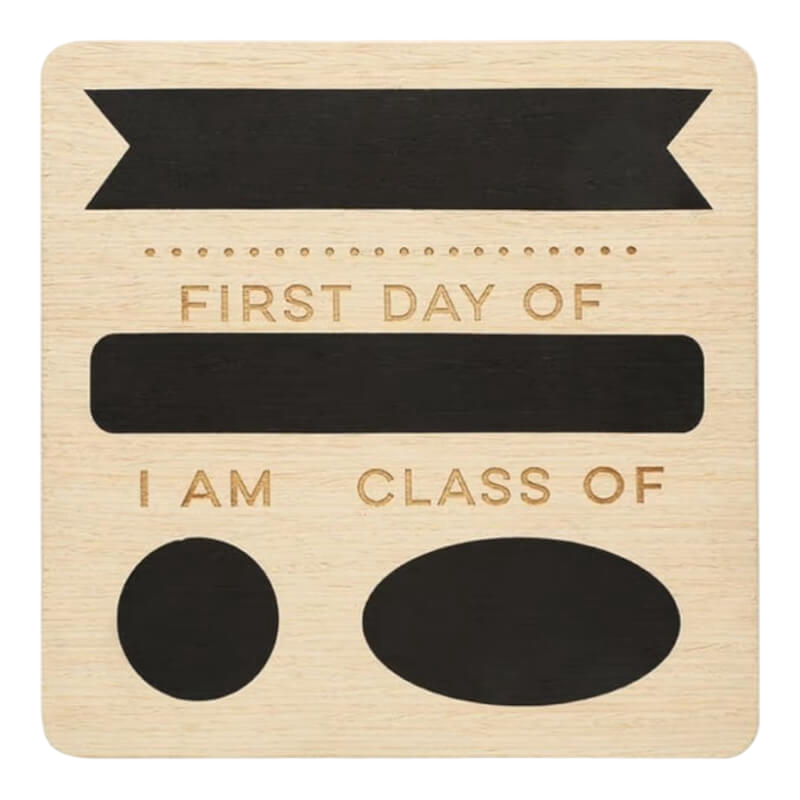 Pearhead First & Last Day Wooden Chalkboard
