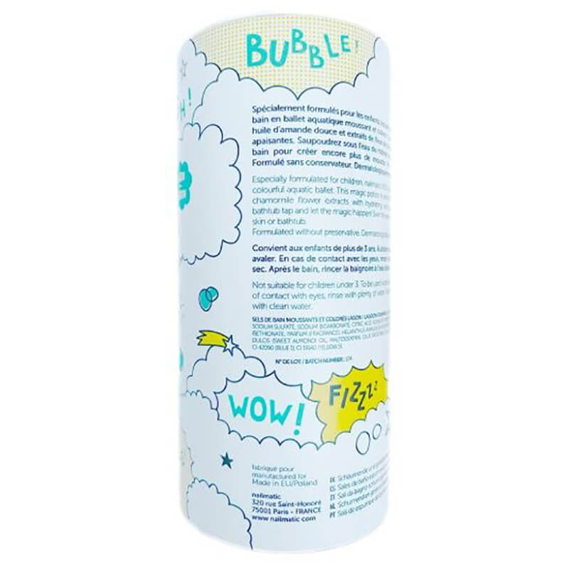 nailmatic Kids Foaming & Coloured Bath Salts - Lagoon 250g