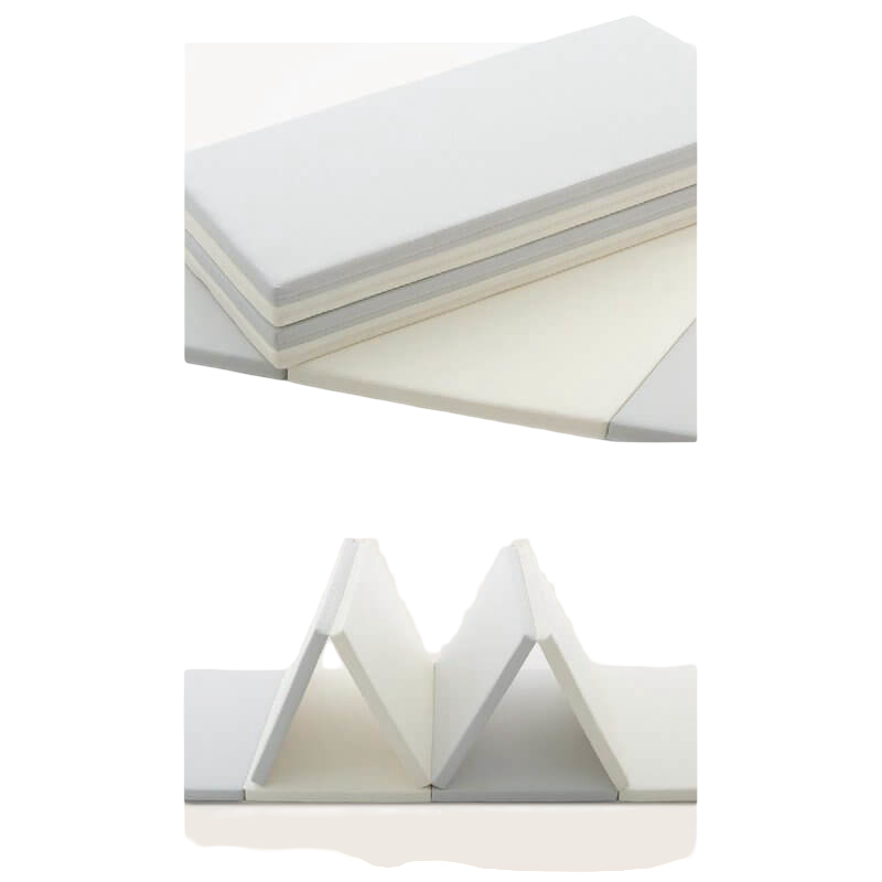 Caraz Folder Mat for 9+1 Baby Room - Secret Grey/Beige (3-Fold)
