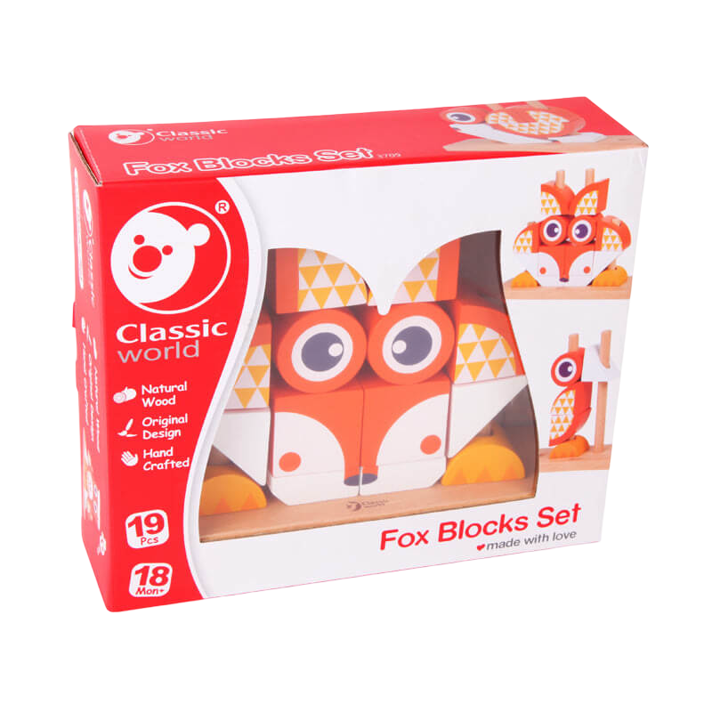 Classic World Fox Blocks Set