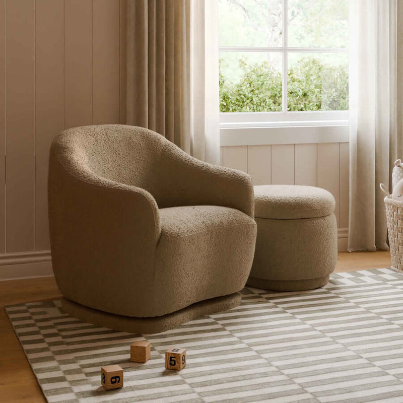 Babyletto Foy Glider - Sand Boucle Babyletto