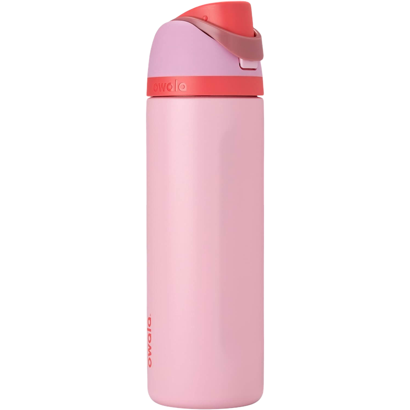 Owala FreeSip® Stainless Steel Insulated Bottle 24oz/700ml - Angel Food Cake