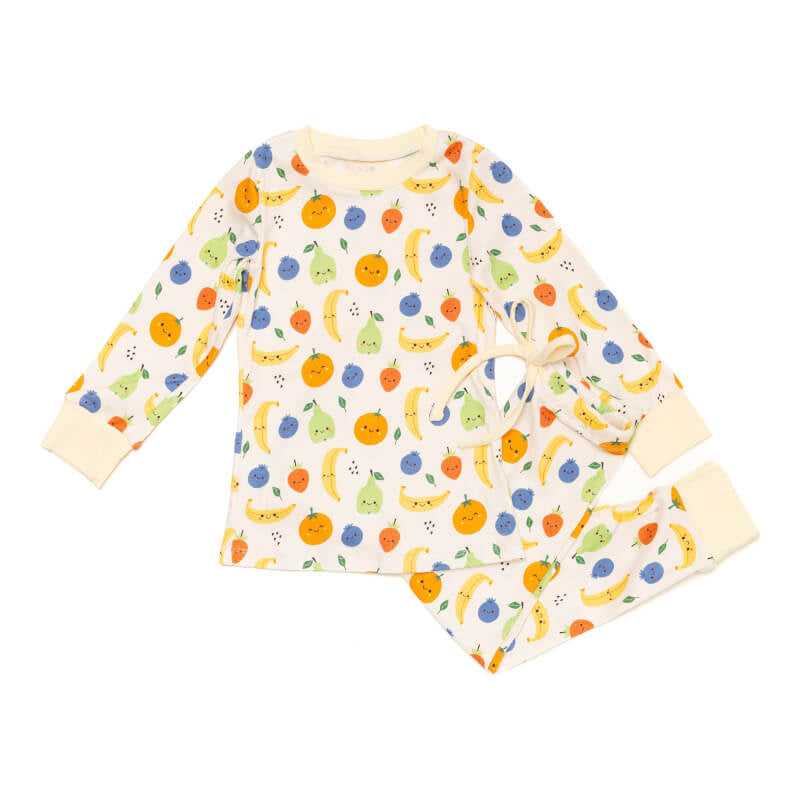 Cotton Pigs Fruit Party Organic PJ Set