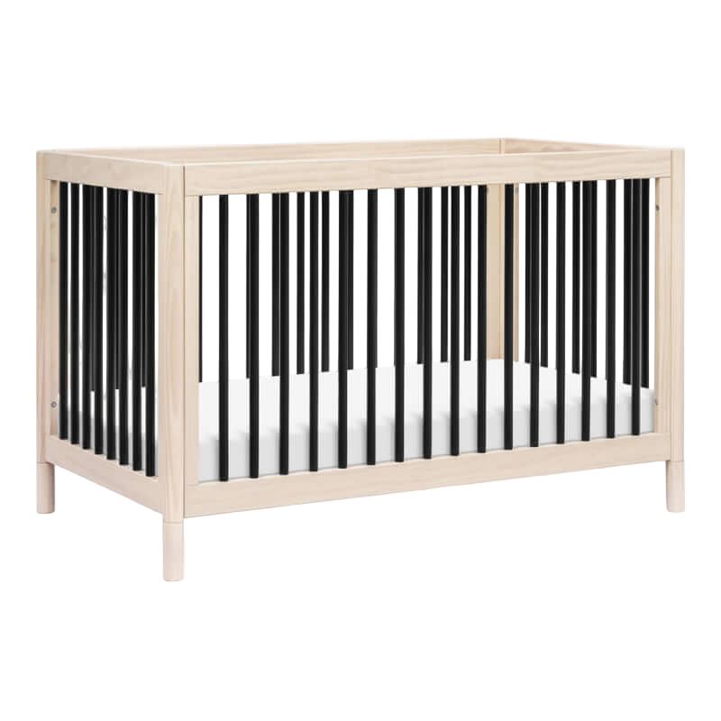 Babyletto Gelato 4-in-1 Convertible Crib - Washed Natural / Black