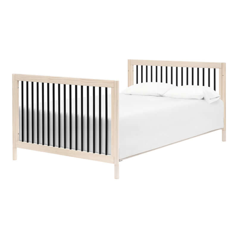 Babyletto Gelato 4-in-1 Convertible Crib - Washed Natural / Black