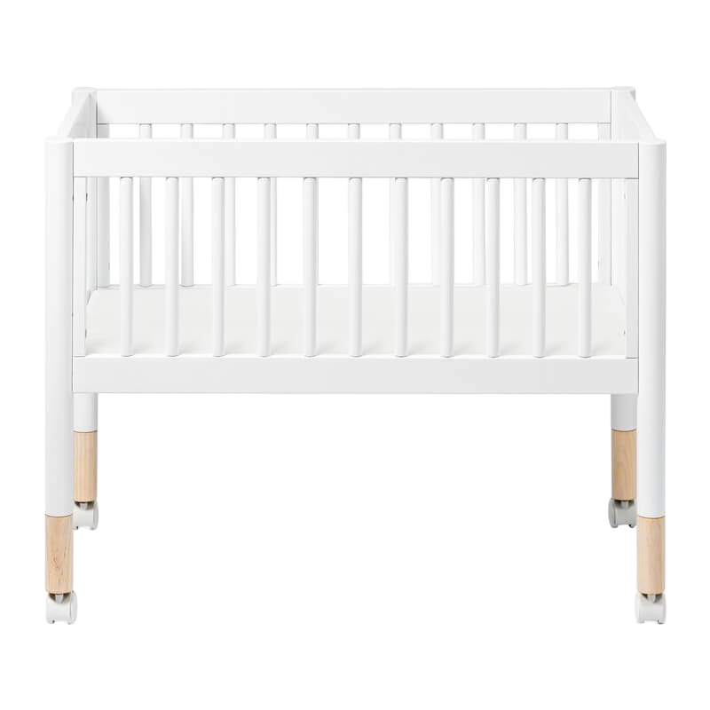 Babyletto Gelato Portable Bassinet - White / Washed Natural