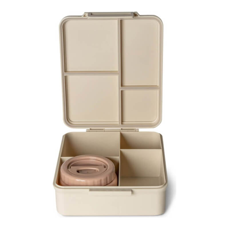 Citron Grand Lunch Box with 4 Compartments and Food Jar - Ballerina Citron