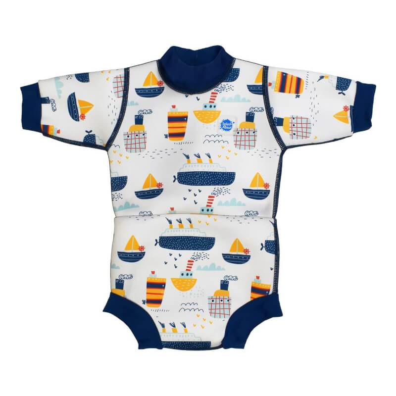 Splash About Happy Nappy™ Wetsuit - Tug Boats / X-Large