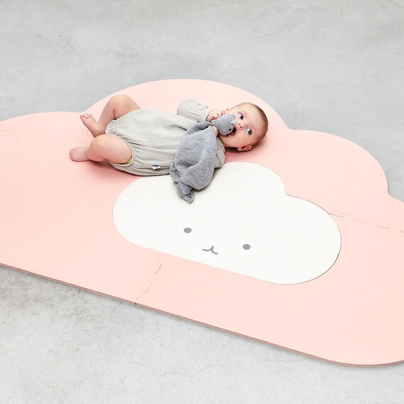 Quut Toys Head In The Clouds Playmat (Small 145 x 90cm) - Blush Pink Quut Toys