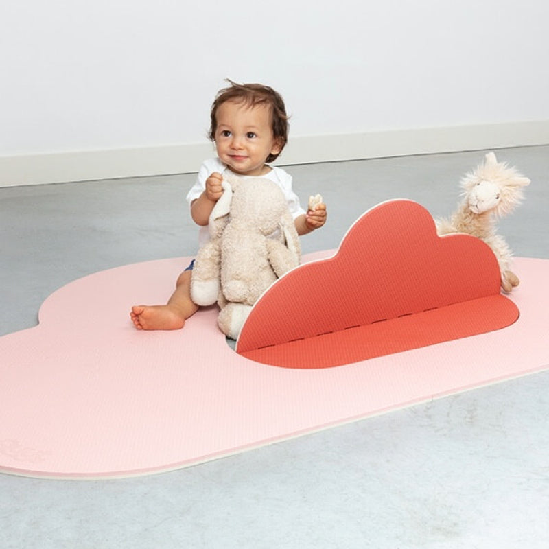 Quut Toys Head In The Clouds Playmat (Small 145 x 90cm) - Blush Pink Quut Toys