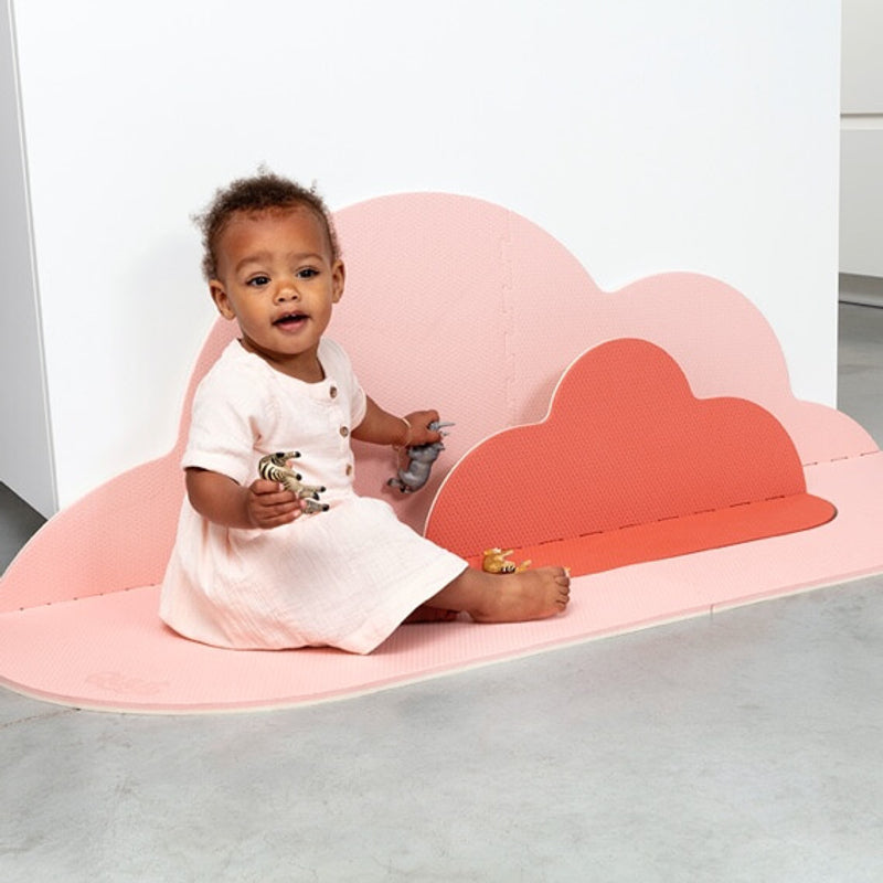 Quut Toys Head In The Clouds Playmat (Small 145 x 90cm) - Blush Pink Quut Toys