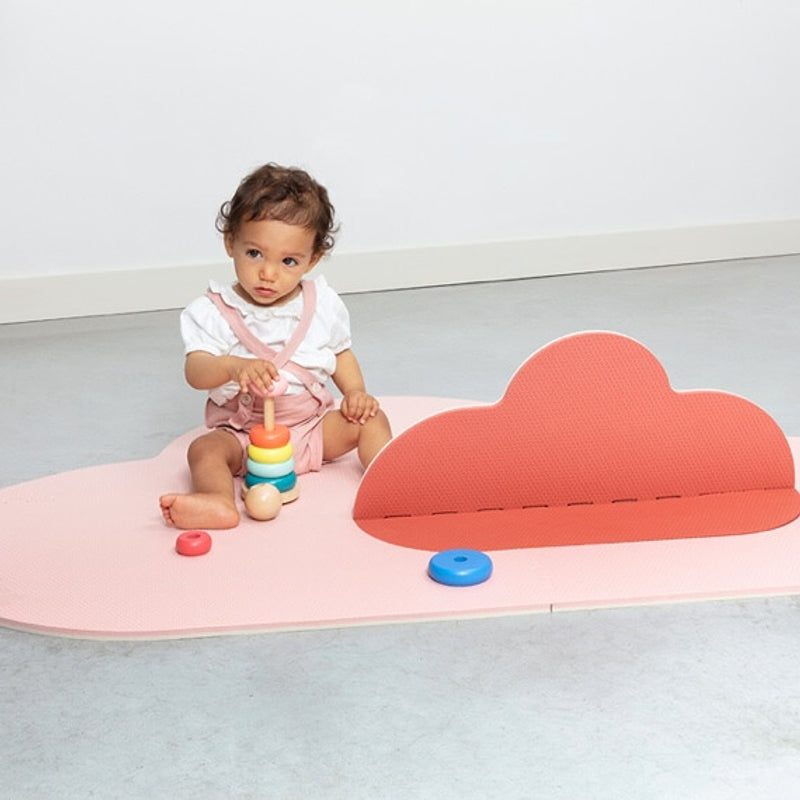 Quut Toys Head In The Clouds Playmat (Small 145 x 90cm) - Blush Pink Quut Toys