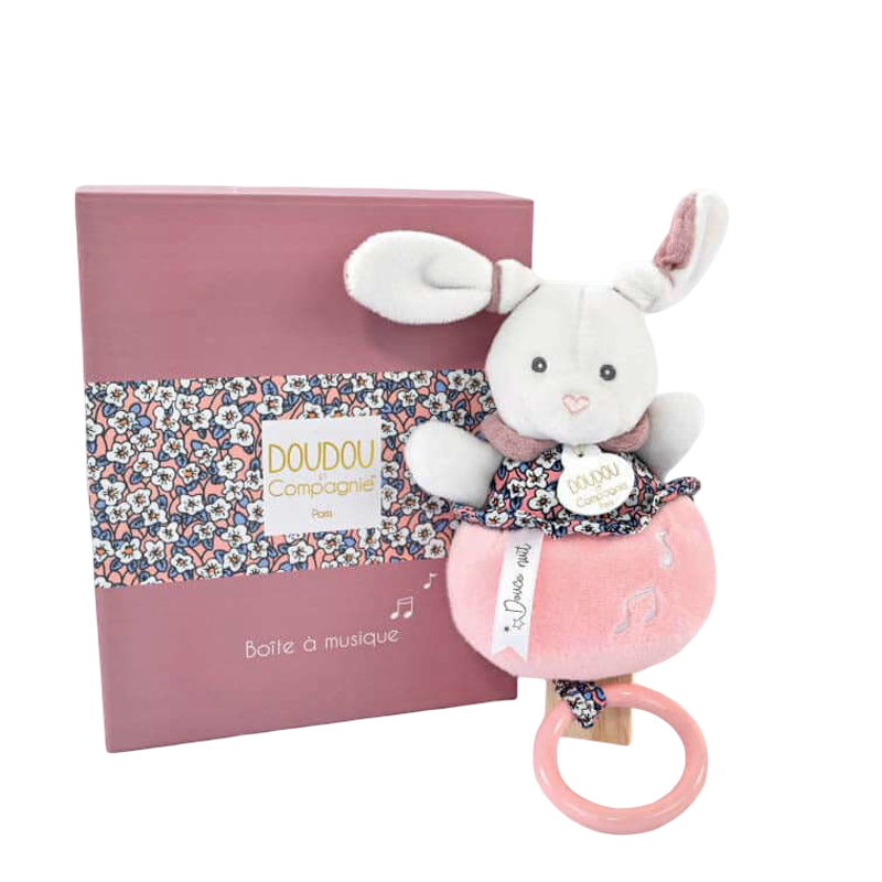 Doudou et Campagnie Histoire d'Ours Bunny Music Box 20cm